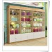 TỦ KÍNH TRƯNG BÀY GỖ CÔNG NGHIỆP CHO SHOP